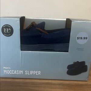 Men's Blue Moccasin Loafers